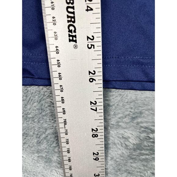 Nike Swim Men's Navy Blue Dri-Fit UPF 40+ Short Sleeve Shirt Size Large - Picture 9 of 11